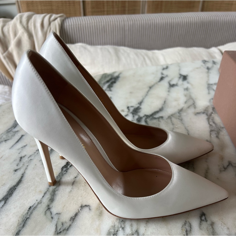 Gianvito Rossi 105mm Satin Pumps